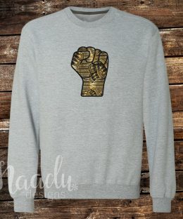 Alternative view of Fist - Solidarity - Sweatshirt - Adult