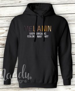 Alternative view of Melanin Organic - Hoodie - Adult