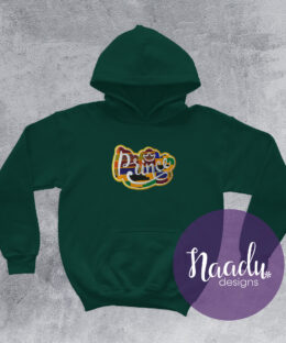 Prince Embroidered Hoodie - Forest Green - Naadu Designs